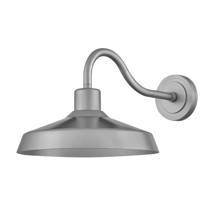 Hinkley 12078 Forge 1-lt 16" LED Outdoor Wall Mount Lantern - Antique Brushed Aluminum