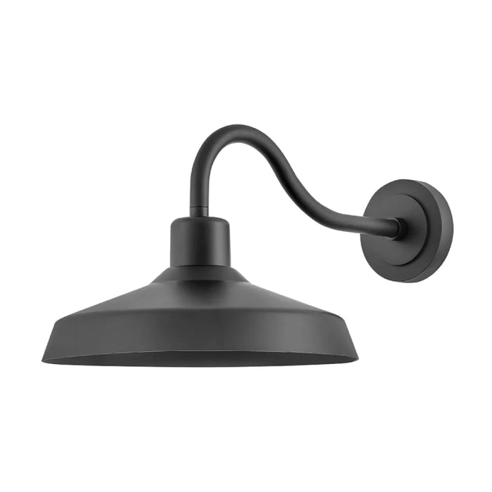 Hinkley 12078 Forge 1-lt 16" LED Outdoor Wall Mount Lantern - Black