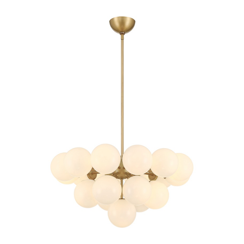 Minka Lavery 12079 Lunara 19-lt 28" Convertible Chandelier/Semi-Flush Mount