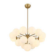 Minka Lavery 12079 Lunara 19-lt 28" Convertible Chandelier/Semi-Flush Mount