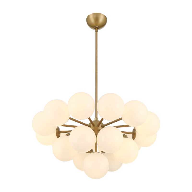 Minka Lavery 12079 Lunara 19-lt 28" Convertible Chandelier/Semi-Flush Mount