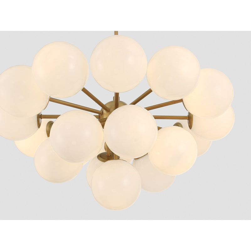 Minka Lavery 12079 Lunara 19-lt 28" Convertible Chandelier/Semi-Flush Mount