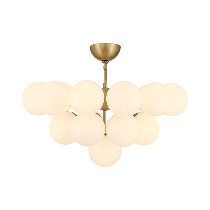Minka Lavery 12079 Lunara 19-lt 28" Convertible Chandelier/Semi-Flush Mount