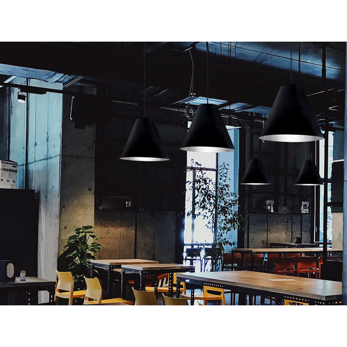 Besa 1KX-DYLAN Dylan 1-lt 20" LED Pendant, Cable Fixture