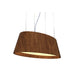 Accord 1218LED Oval 1-lt 32" LED Pendant - Imbuia