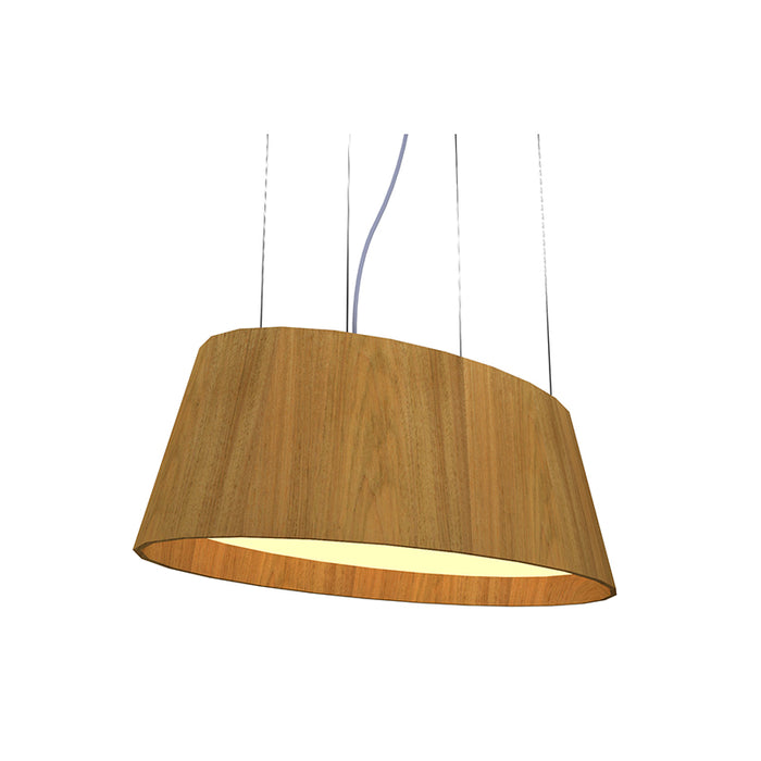 Accord 1218LED Oval 1-lt 32" LED Pendant - Louro Freijo