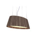Accord 1218LED Oval 1-lt 32" LED Pendant - American Walnut