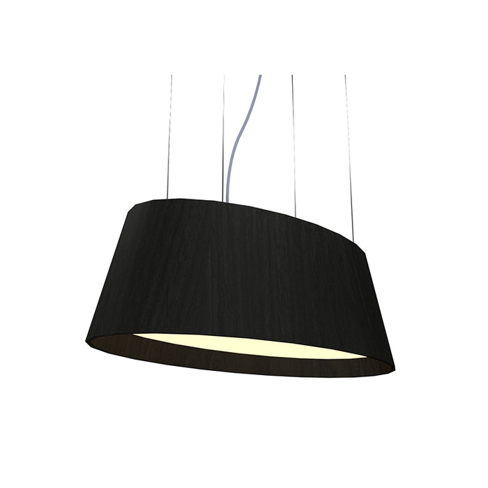 Accord 1218LED Oval 1-lt 32" LED Pendant - Charcoal