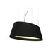 Accord 1218LED Oval 1-lt 32" LED Pendant - Charcoal