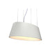 Accord 1218LED Oval 1-lt 32" LED Pendant - Organic White