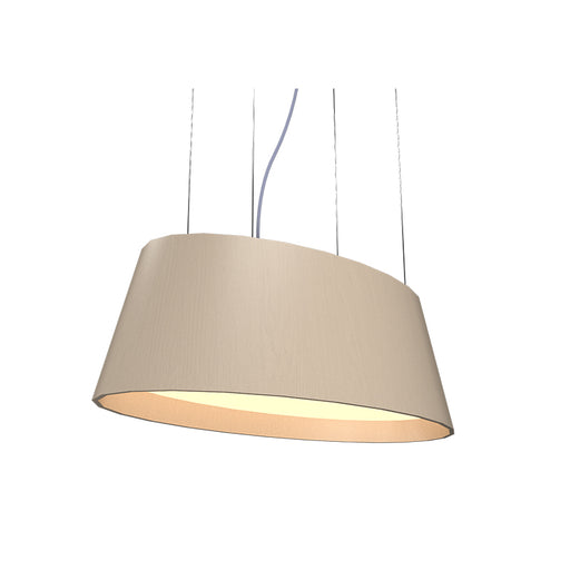 Accord 1218LED Oval 1-lt 32" LED Pendant - Organic Cappuccino