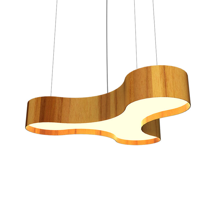 Accord 1222LED Organic 1-lt 47" LED Pendant - Teak