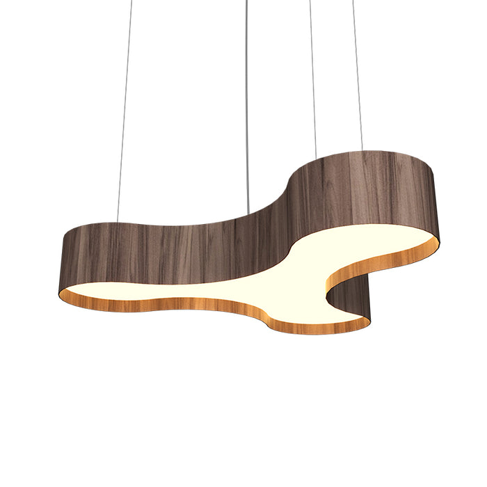 Accord 1222LED Organic 1-lt 47" LED Pendant - American Walnut