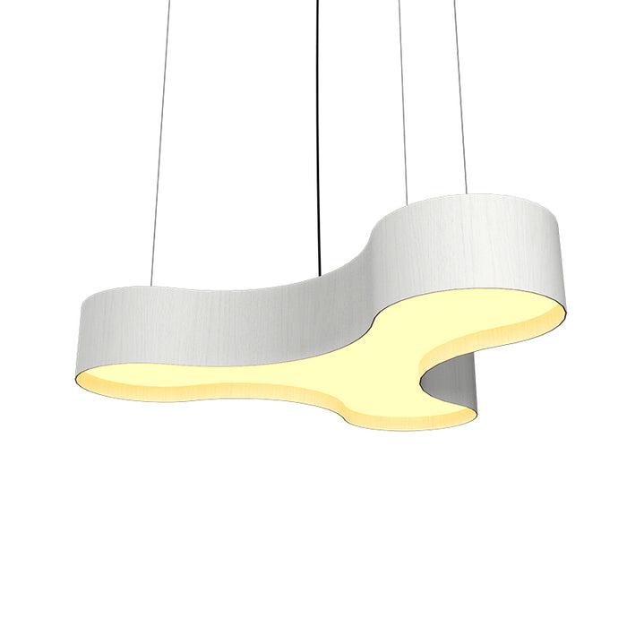 Accord 1222LED Organic 1-lt 47" LED Pendant - Organic White