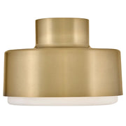 Hinkley 30072 Cedric 2-lt 13" LED Semi-Flush Mount - Lacquered Brass