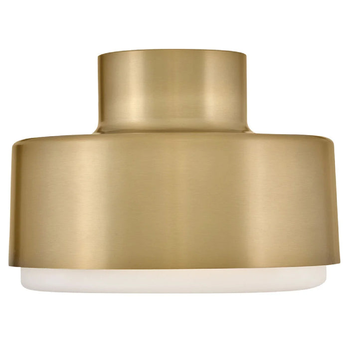 Hinkley 30072 Cedric 2-lt 13" LED Semi-Flush Mount - Lacquered Brass