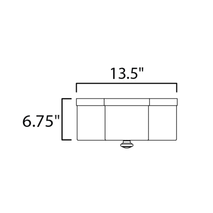 Maxim 12240 Clover 2-lt 14" Flush Mount