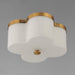 Maxim 12240 Clover 2-lt 14" Flush Mount-Natural Aged Brass