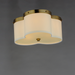 Maxim 12243 Clover 3-lt 14" Flush Mount