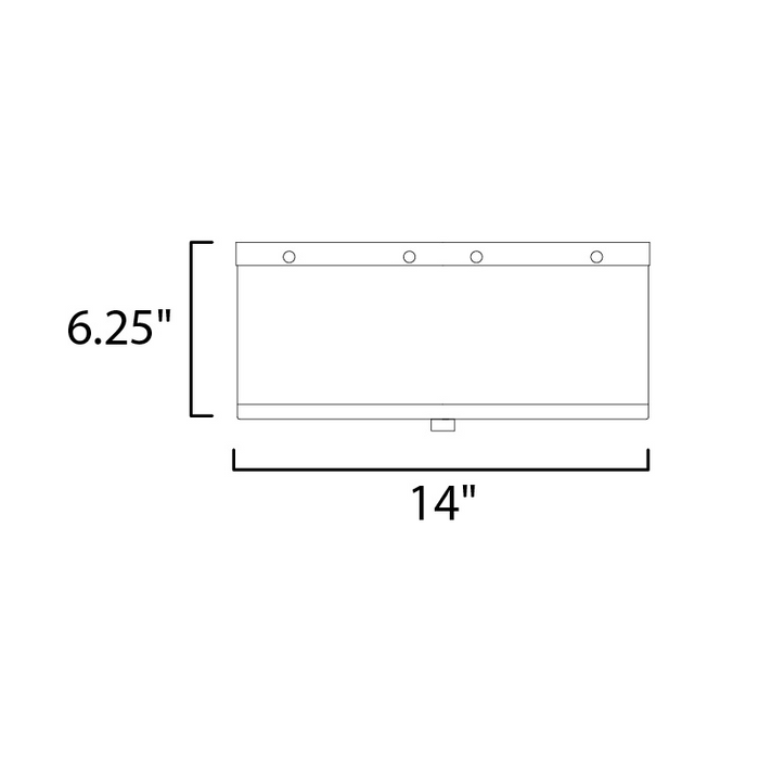 Maxim 12243 Clover 3-lt 14" Flush Mount