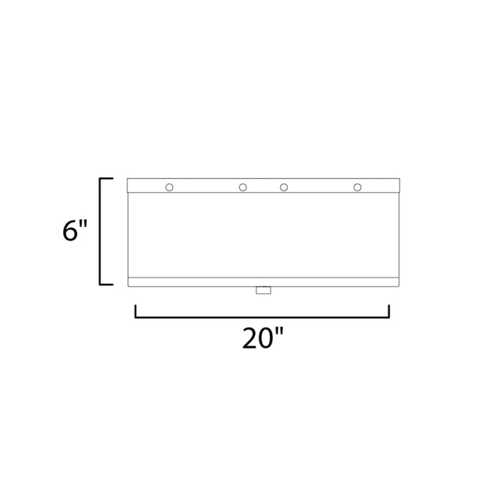 Maxim 12244 Clover 4-lt 20" Flush Mount