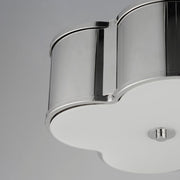 Maxim 12247 Clover 2-lt 14" Flush Mount-Polished Nickel
