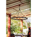 Hinkley 29206 Sawyer Medium 6-lt 24" LED Outdoor Single Tier Chandelier, 12V