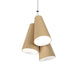 Accord 1234 Conical 3-lt 14" LED Pendant - Maple