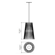 Accord 1241 Living Hinges 1-lt 10" LED Pendant