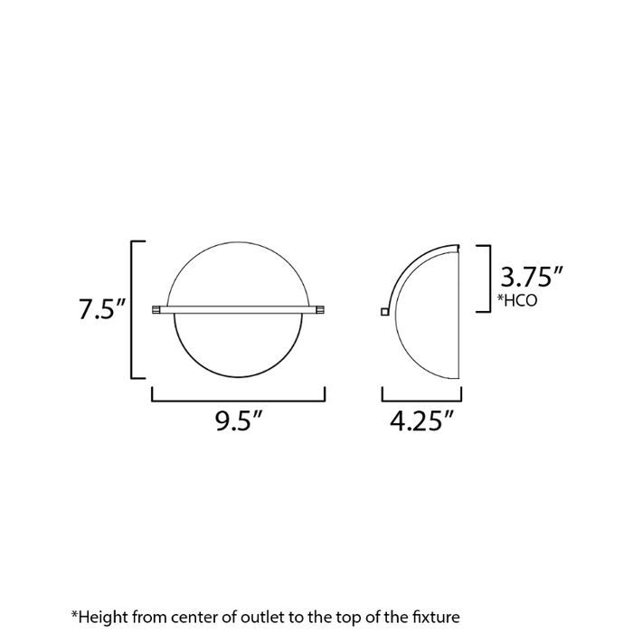 Maxim 12418 Duke 1-lt 10" Wall Sconce