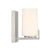 Minka Lavery 12431 Mirelle 1-lt 8" Tall Bath Sconce - Brushed Nickel