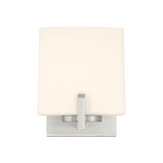 Minka Lavery 12431 Mirelle 1-lt 8" Tall Bath Sconce - Brushed Nickel