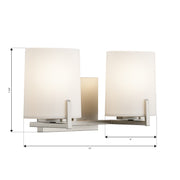 Minka Lavery 12432 Mirelle 2-lt 16" Vanity
