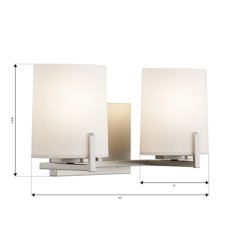 Minka Lavery 12432 Mirelle 2-lt 16" Vanity