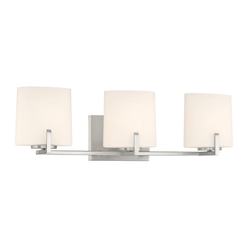 Minka Lavery 12433 Mirelle 3-lt 25" Vanity - Brushed Nickel