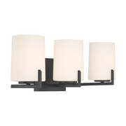 Minka Lavery 12433 Mirelle 3-lt 25" Vanity - Dark Matte Black