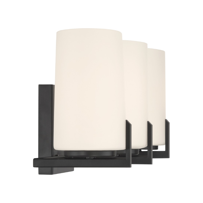 Minka Lavery 12433 Mirelle 3-lt 25" Vanity - Dark Matte Black