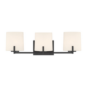 Minka Lavery 12433 Mirelle 3-lt 25" Vanity - Dark Matte Black