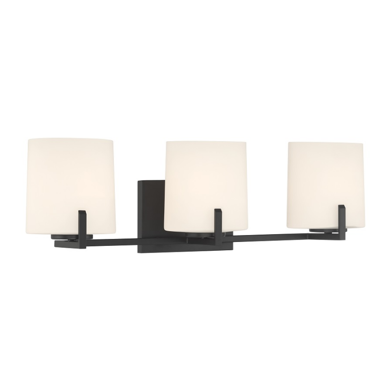Minka Lavery 12433 Mirelle 3-lt 25" Vanity - Dark Matte Black