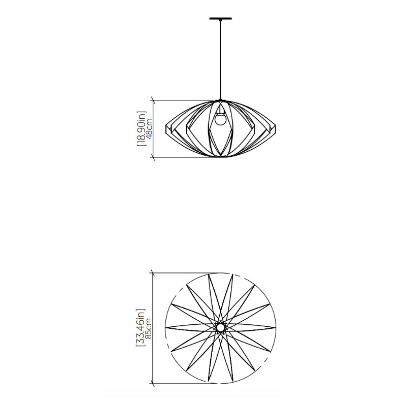 Accord 1244 Versatile 1-lt 33" LED Pendant