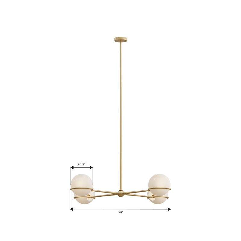Minka Lavery 12505 Orstyn 4-lt 48" Chandelier