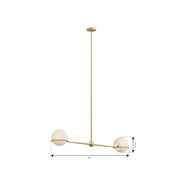 Minka Lavery 12507 Orstyn 2-lt 52" Linear Chandelier