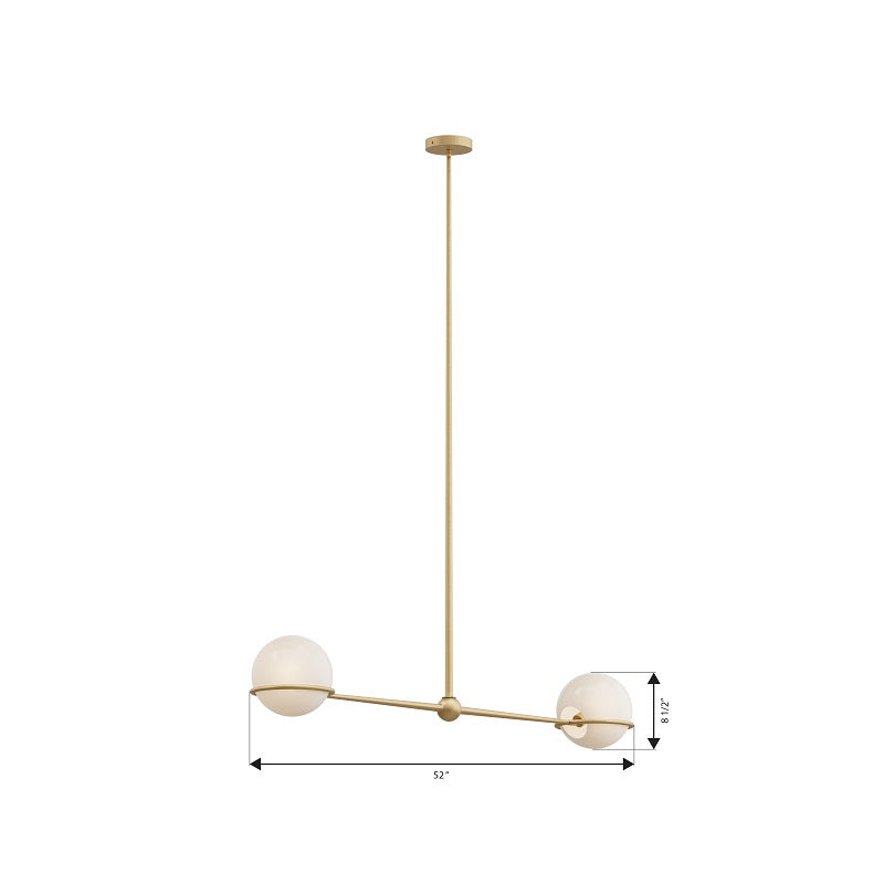 Minka Lavery 12507 Orstyn 2-lt 52" Linear Chandelier