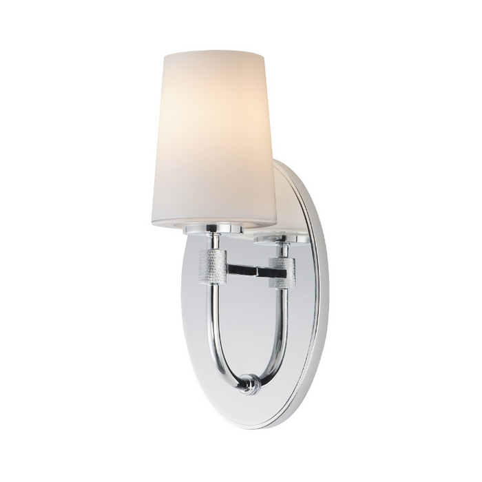 Maxim 12691 Durham 1-lt 13" Tall Wall Sconce - Polished Chrome