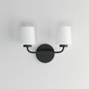 Maxim 12692 Durham 2-lt 14" Wall Sconce - Black