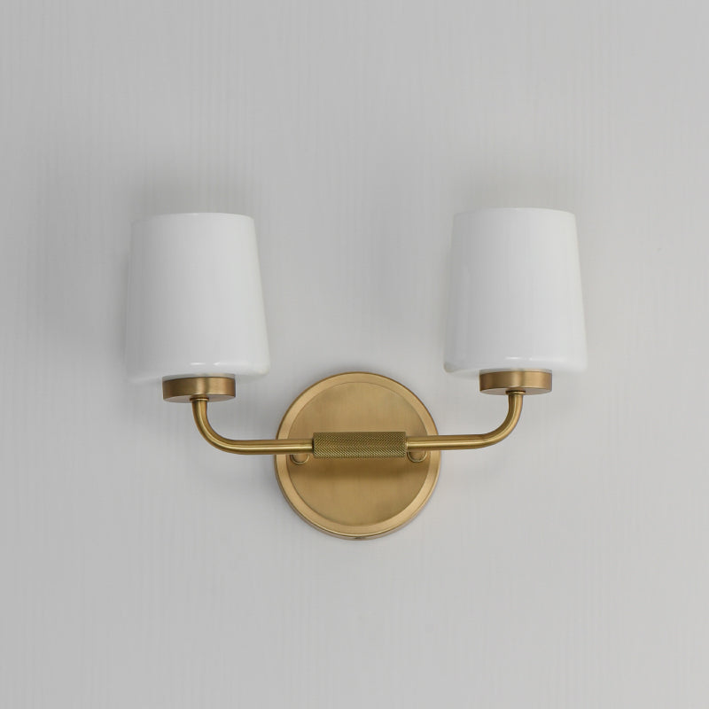 Maxim 12692 Durham 2-lt 14" Wall Sconce - Natural Aged Brass