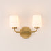 Maxim 12692 Durham 2-lt 14" Wall Sconce - Natural Aged Brass