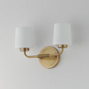 Maxim 12692 Durham 2-lt 14" Wall Sconce - Natural Aged Brass