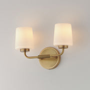 Maxim 12692 Durham 2-lt 14" Wall Sconce - Natural Aged Brass