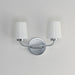 Maxim 12692 Durham 2-lt 14" Wall Sconce - Polished Chrome
